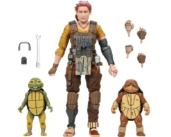 TMNT (The Last Ronin The Lost Years) Actionfigur Grammy April with Baby Yi & Moja 18 cm