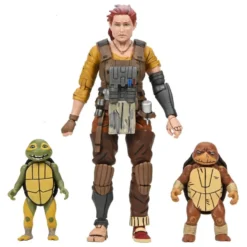 TMNT (The Last Ronin The Lost Years) Actionfigur Grammy April with Baby Yi & Moja 18 cm