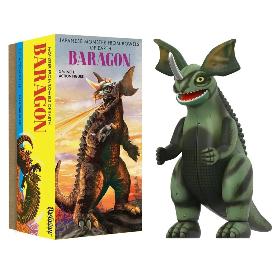 Toho ReAction Figures Wave 01 (Retro Tin) Baragon (Marusan Tin)