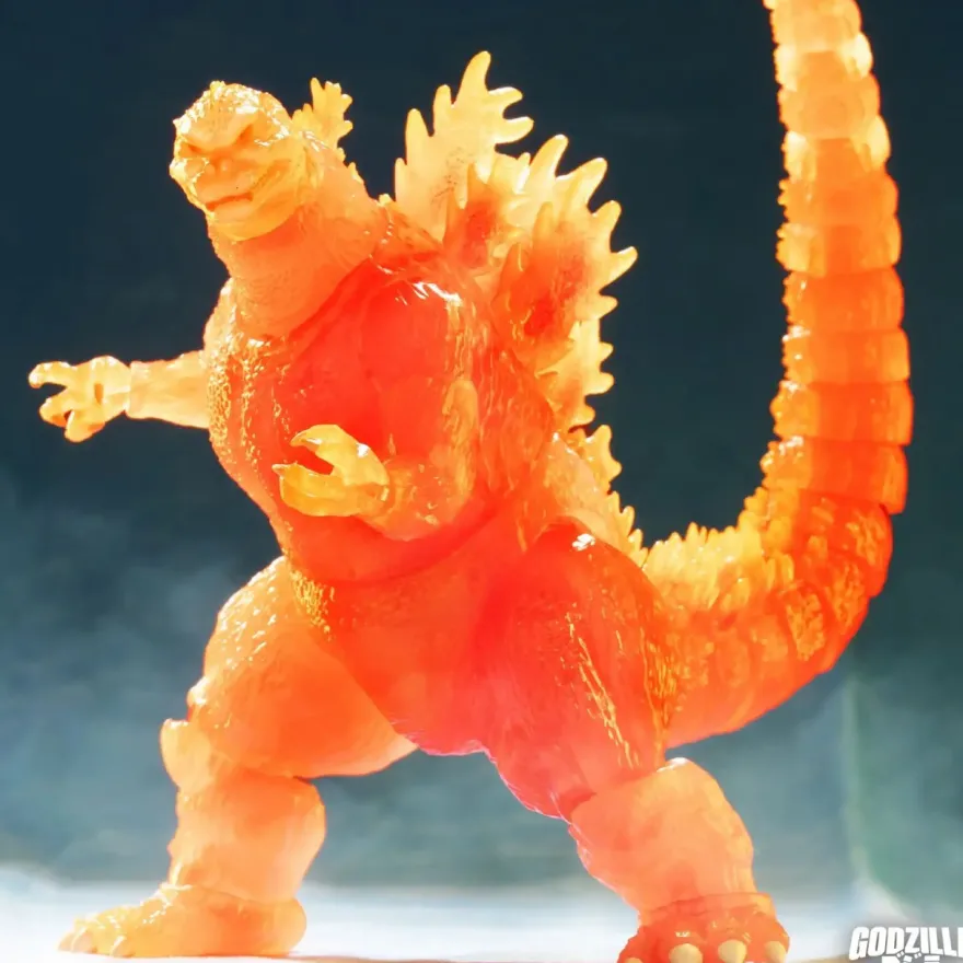 Toho ULTIMATES! Blazing Godzilla (1200º Clear Orange)