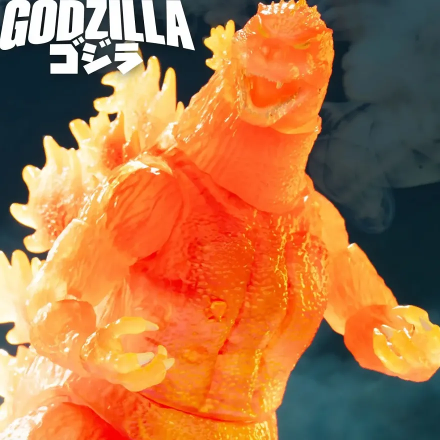 Toho ULTIMATES! Blazing Godzilla (1200º Clear Orange)