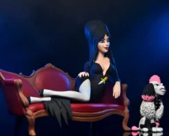 Toony Terrors Elvira, Mistress of the Dark Figur Elvira on Couch