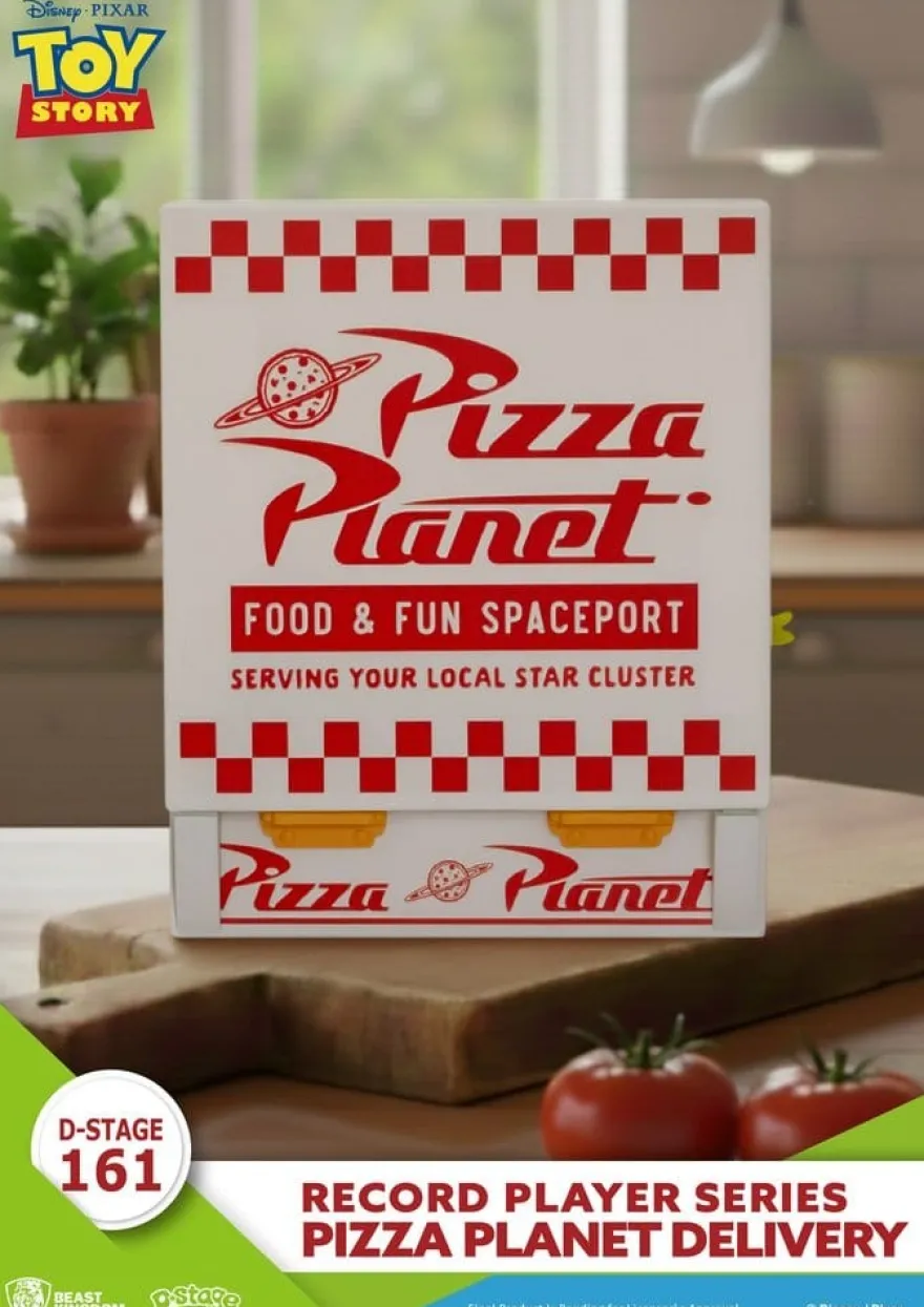 Toy Story Record Player Series PVC Figur Pizza Planet Delivery 12 cm