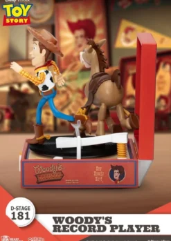 Toy Story Record Player Series PVC Figur Woody's Record Player 13 cm