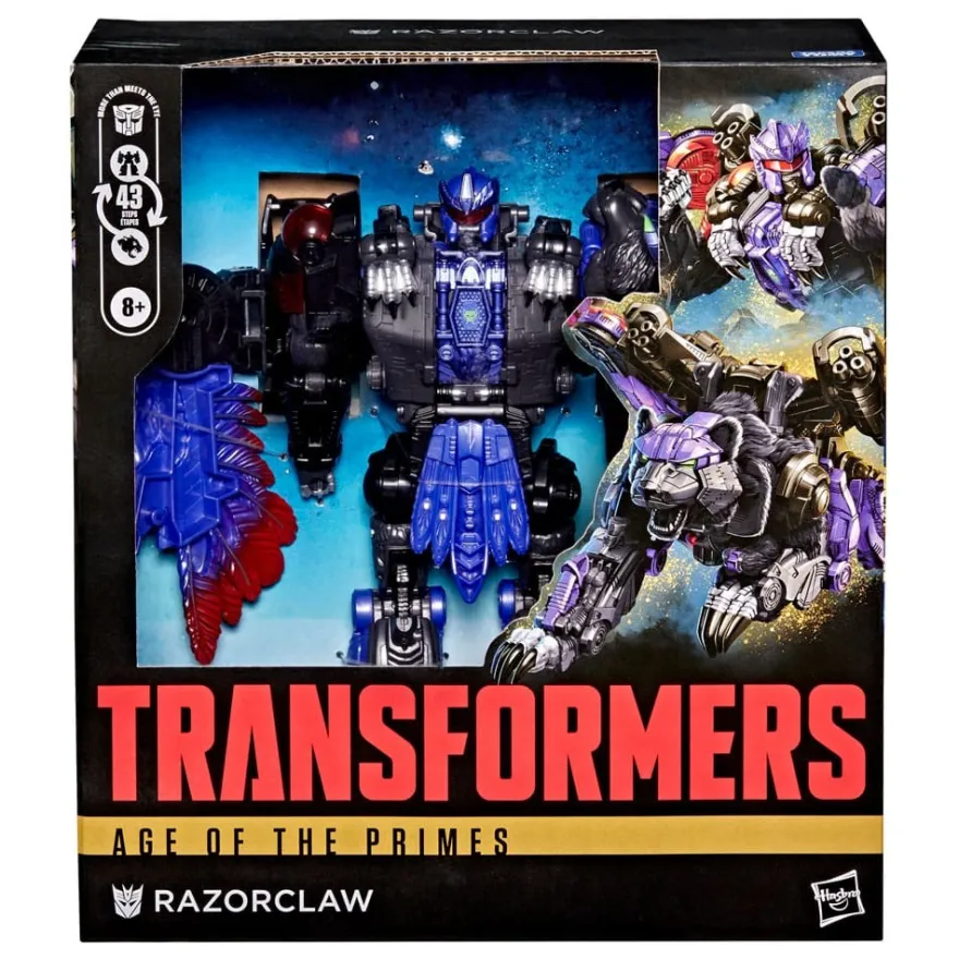 Transformers Age of the Primes Leader Class Actionfigur Razorclaw 19 cm