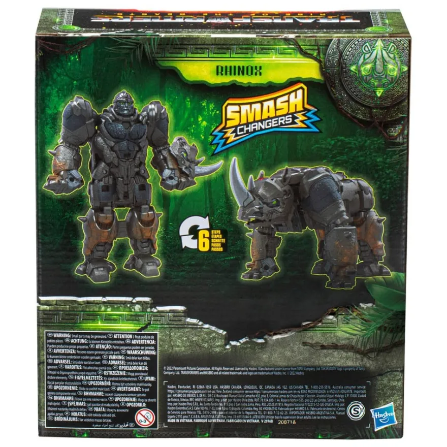 Transformers: Aufstieg der Bestien Smash Changers Actionfigur Rhinox 23 cm