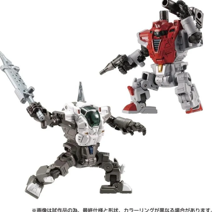 Transformers Diaclone Reboot - DA-77 Powered Suits System Set (Version A & B)