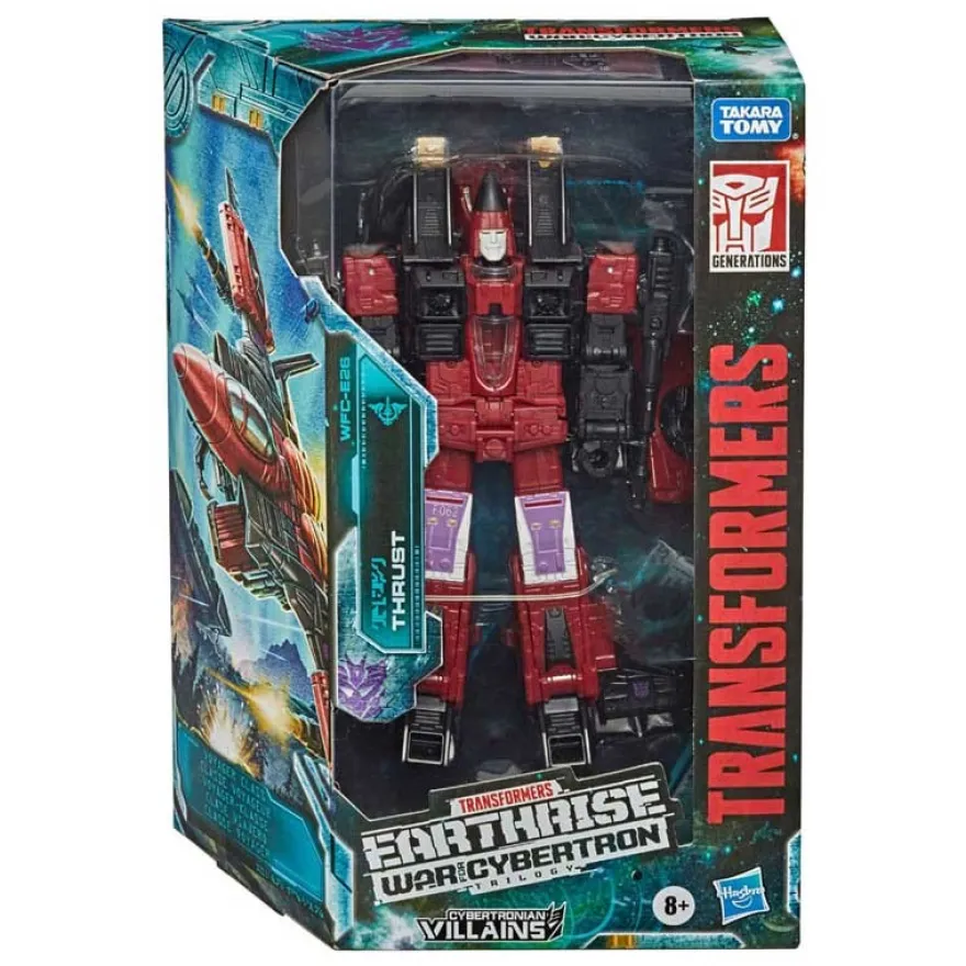 Transformers Generations War for Cybertron: Earthrise Voyager Class Actionfigur Thrust 18 cm