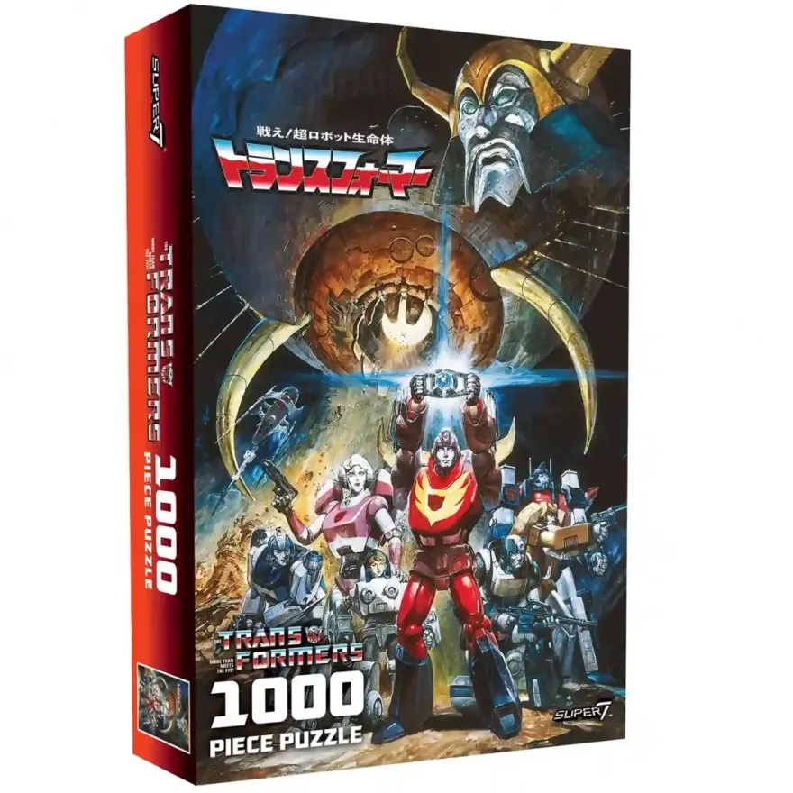 Transformers Puzzles Japanese '86 Movie Poster