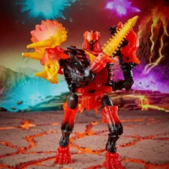 Transformers War For Cybertron Trilogy Deluxe Tricranius Beast Power Fire Blasts Collection Pack