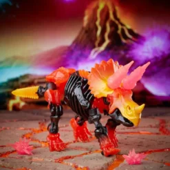 Transformers War For Cybertron Trilogy Deluxe Tricranius Beast Power Fire Blasts Collection Pack