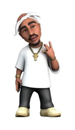 Tupac Minix Figur Tupac Shakur 12 cm