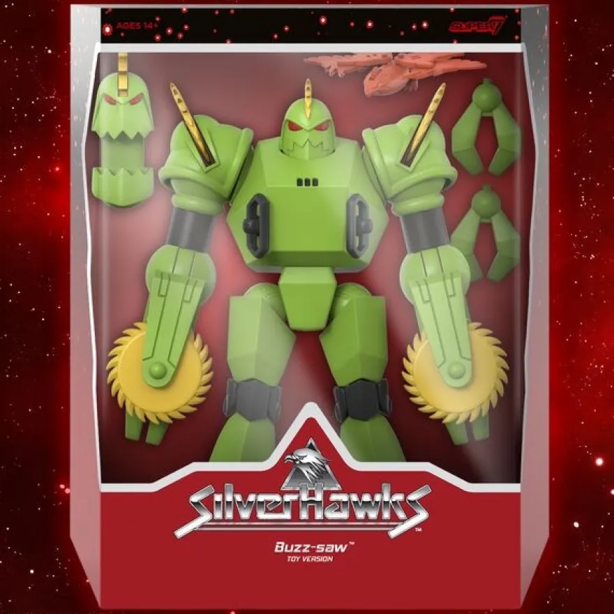 ULTIMATES! Silverhawks Wave 4 Buzz-Saw (Toy Version)