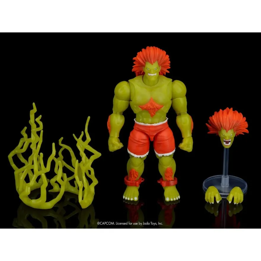 Ultra Street Fighter II Blanka Glow-in-the-Dark 6-Inch Scale Actionfigur