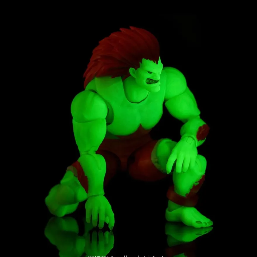 Ultra Street Fighter II Blanka Glow-in-the-Dark 6-Inch Scale Actionfigur