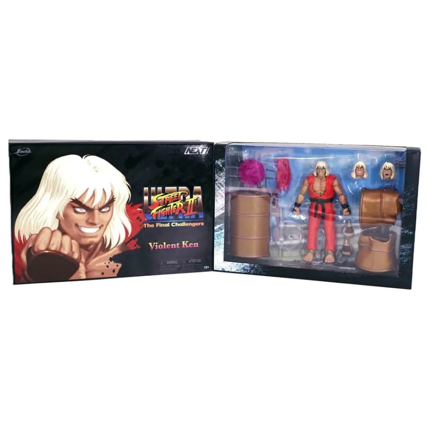 Ultra Street Fighter II: The Final Challengers Actionfigur 1/12 Violent Ken Next Level SDCC 2024