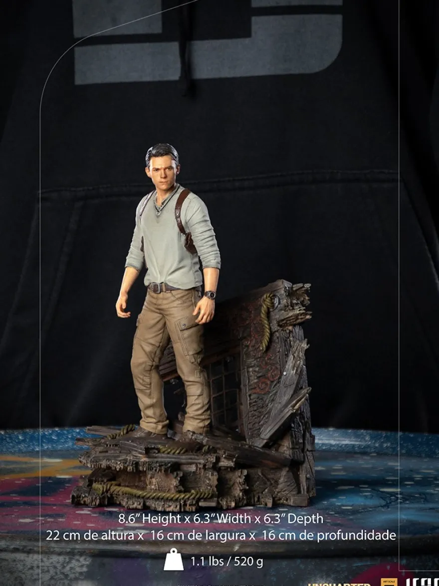 Uncharted (Movie) Art Scale Statue 1/10 Nathan Drake (Deluxe)