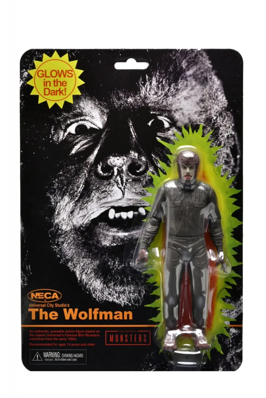 Universal Monsters Actionfigur Retro Glow in the Dark Wolfman