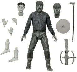 Universal Monsters Actionfigur Ultimate The Wolf Man (Black & White)