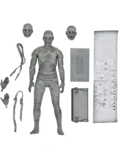 Universal Monsters Actionfigur Ultimate The Mummy (Black & White)