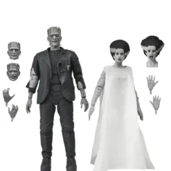 Universal Monsters Bride Of Frankenstein 90th Monster & His Mate B&W 2pack