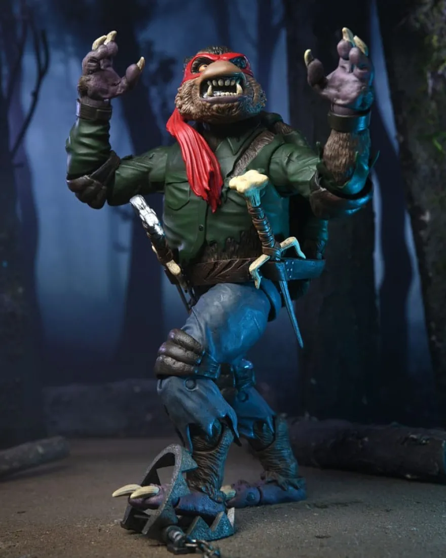 Universal Monsters x Teenage Mutant Ninja Turtles Actionfigur Ultimate Raphael as The Wolfman 18 cm