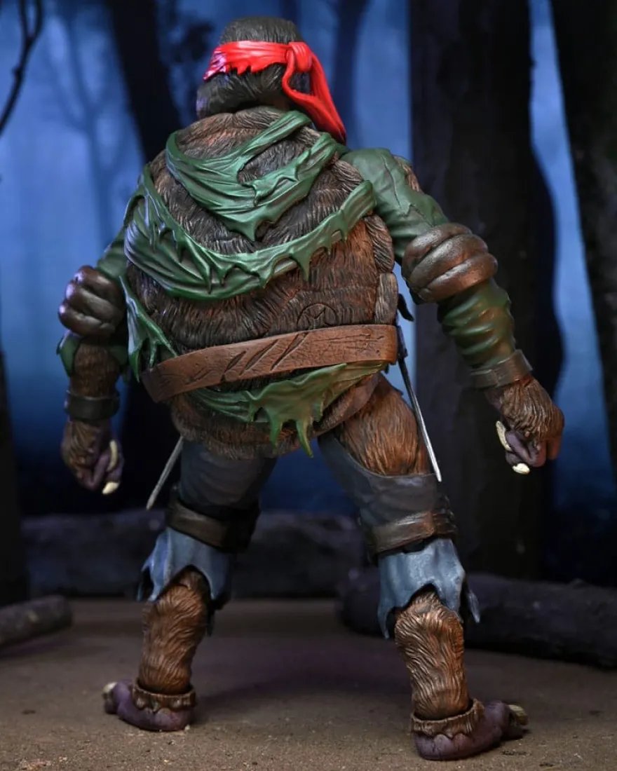 Universal Monsters x Teenage Mutant Ninja Turtles Actionfigur Ultimate Raphael as The Wolfman 18 cm