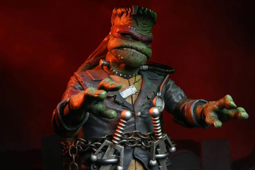Universal Monsters x TMNT Actionfigur Ultimate Raphael as Frankenstein's Monster