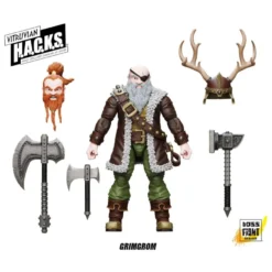 Vitruvian H.A.C.K.S. Actionfigur Dwarf Mercenary Grimgrom
