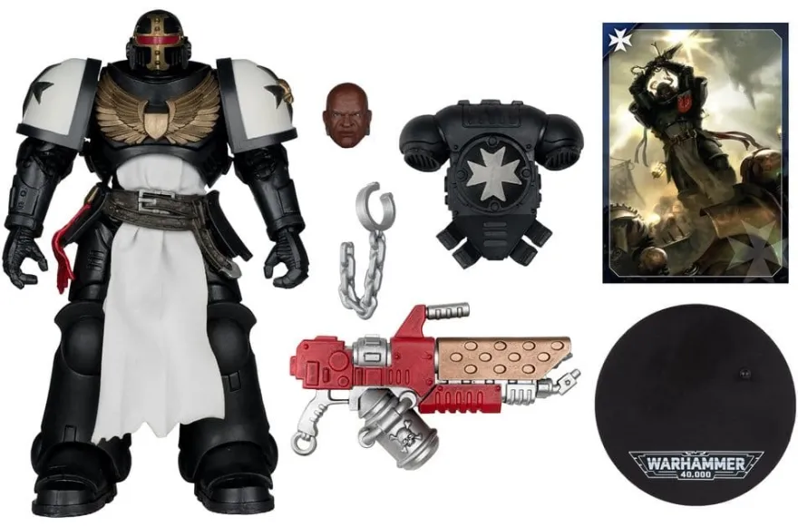 Warhammer 40,000 Actionfigur Primaris Crusader (Black Templars) 18 cm