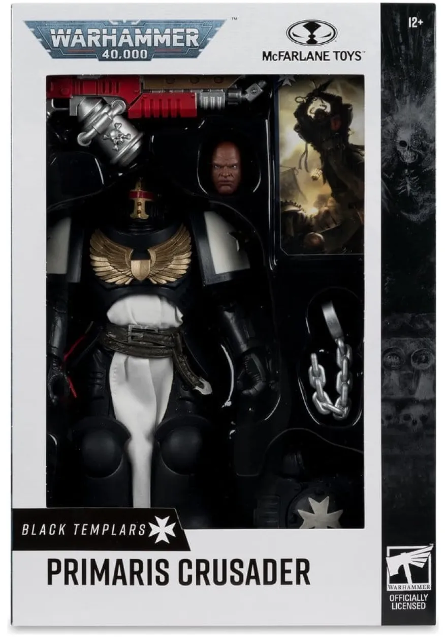 Warhammer 40,000 Actionfigur Primaris Crusader (Black Templars) 18 cm