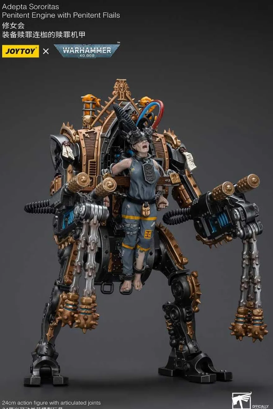Warhammer 40k Actionfigur 1/18 Adepta Sororitas Penitent Engine with Penitent Flails 12 cm