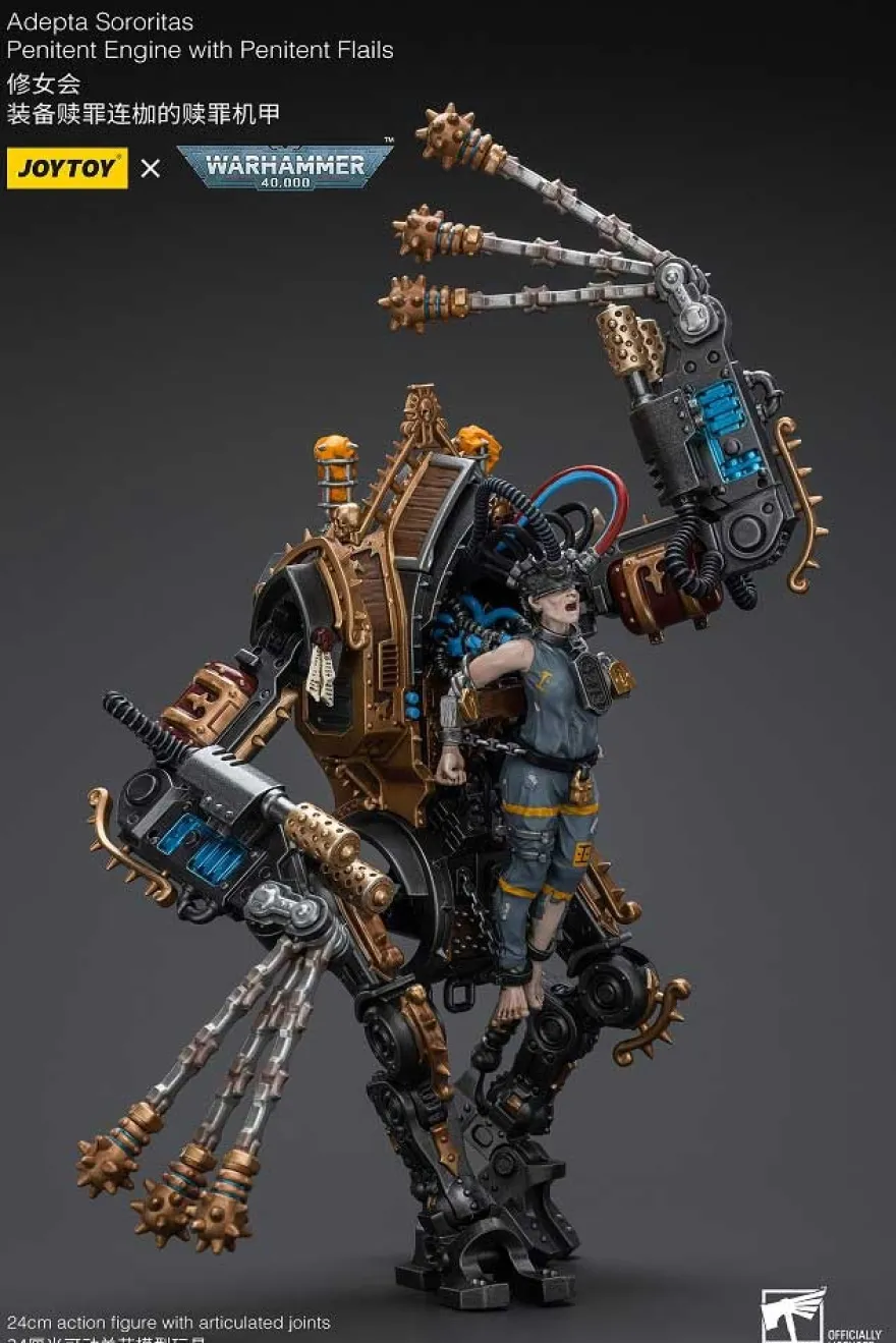 Warhammer 40k Actionfigur 1/18 Adepta Sororitas Penitent Engine with Penitent Flails 12 cm