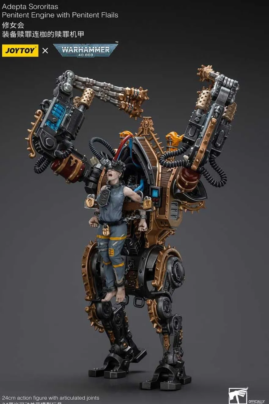 Warhammer 40k Actionfigur 1/18 Adepta Sororitas Penitent Engine with Penitent Flails 12 cm