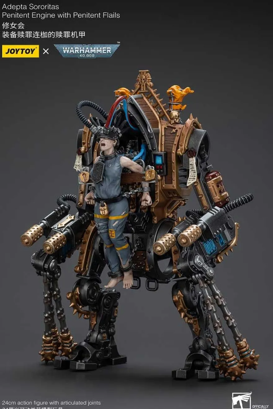 Warhammer 40k Actionfigur 1/18 Adepta Sororitas Penitent Engine with Penitent Flails 12 cm