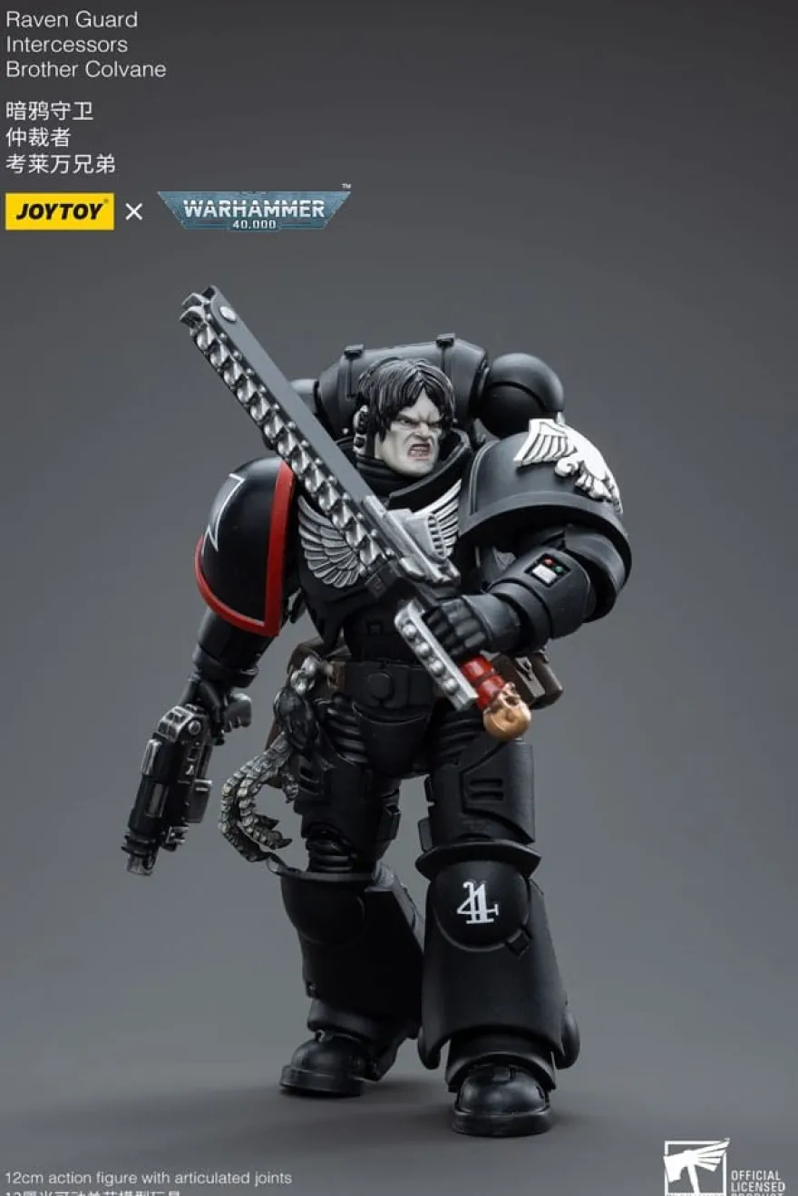 Warhammer 40k Actionfigur 1/18 Raven Guard Intercessors Brother Colvane 12 cm