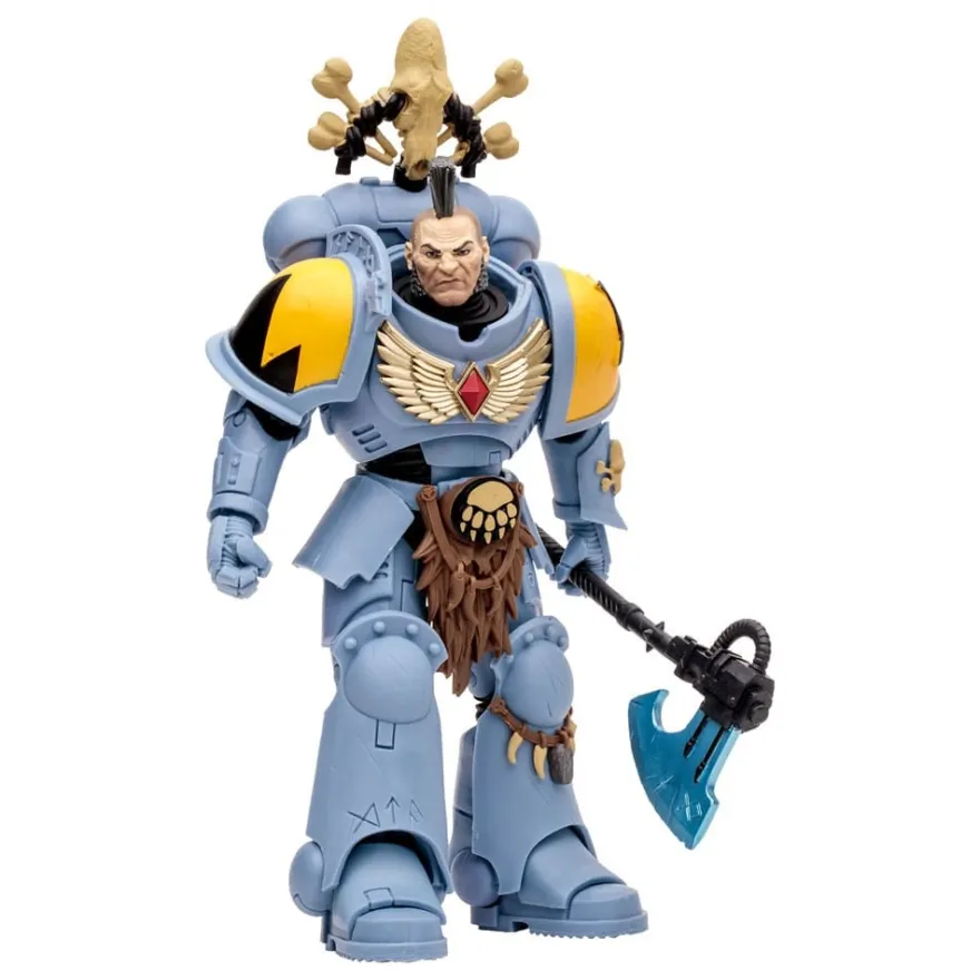 Warhammer 40k Actionfigur Space Wolves Wolf Guard 18 cm