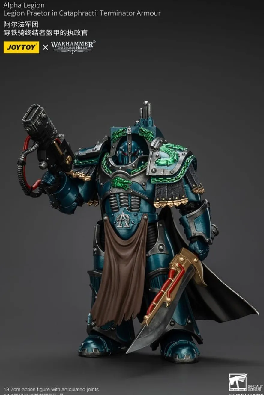 Warhammer The Horus Heresy Actionfigur Alpha Legion Legion Praetor in Cataphractii Terminator Armour