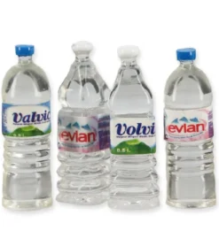 Wasserflaschen aus Kunststoff - 1:12 - 4 Stück