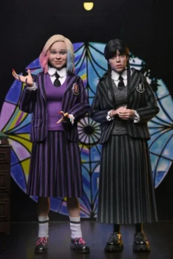 Wednesday Actionfiguren 2er Pack Wednesday Addams (Nevermore Uniform) and Enid 20 cm