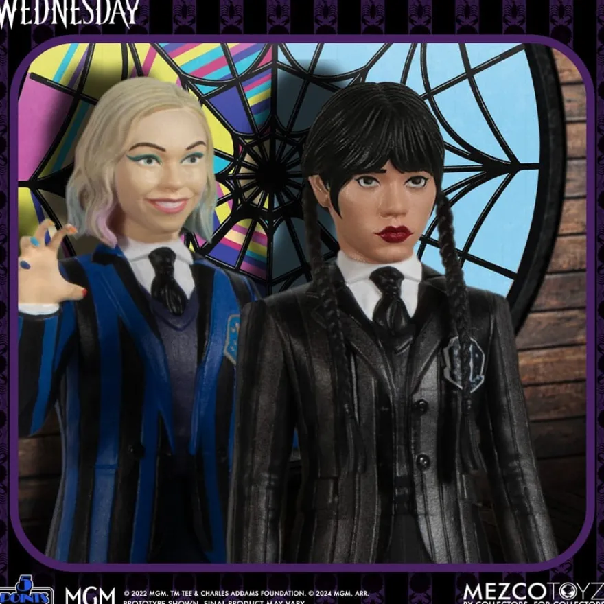 Wednesday 5 Points Figuren Wednesday & Enid Boxed Set 10 cm