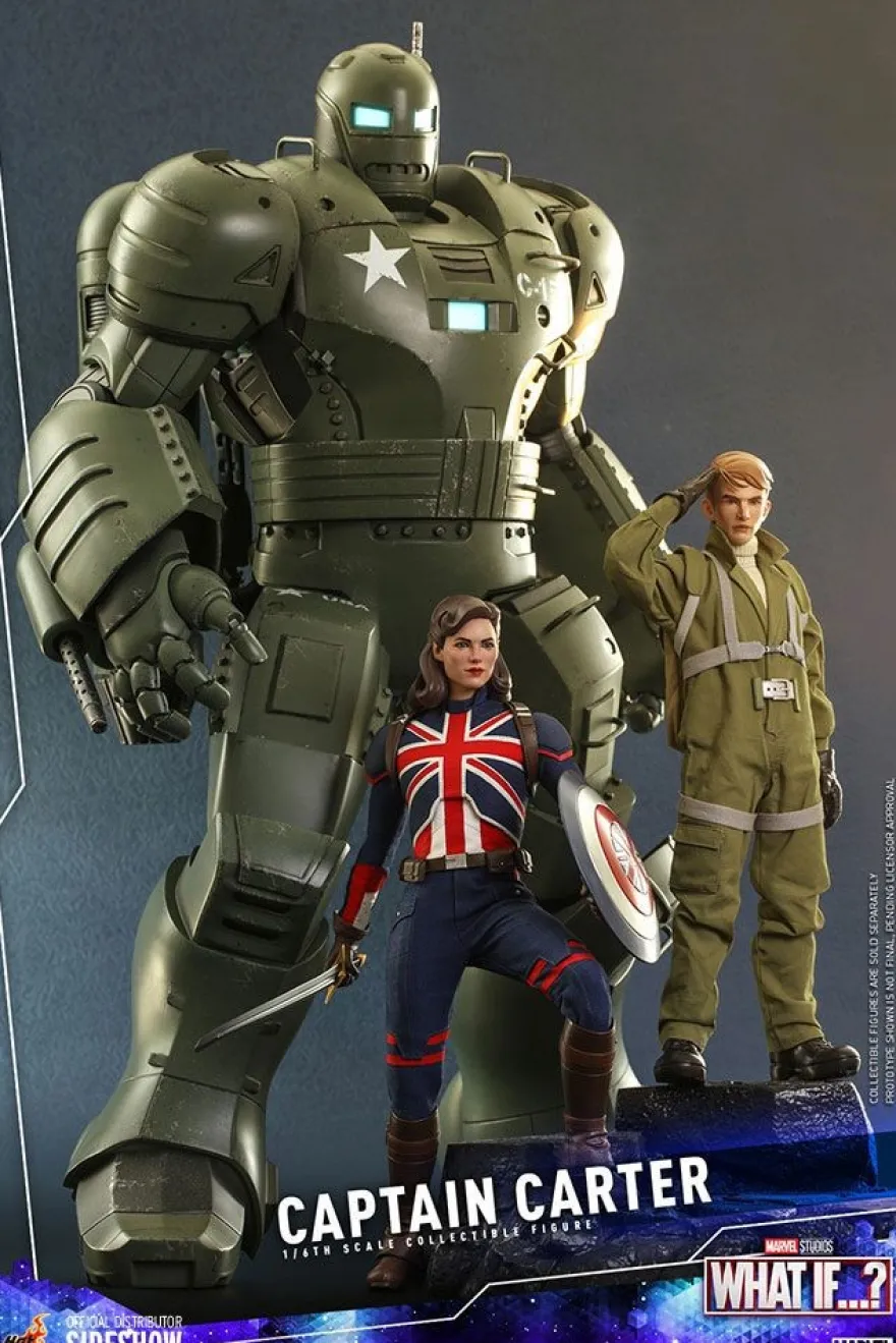 What If...? Animated Series Masterpiece Actionfigur 1/6 Captain Carter