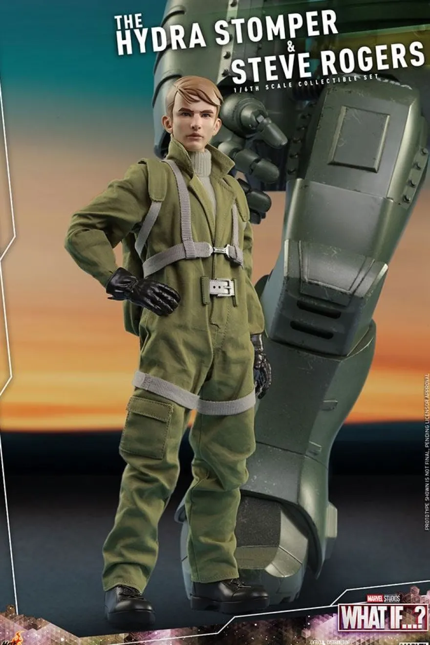 What If...? Animated Series Masterpiece Actionfiguren 1/6 Steve Rogers & The Hydra Stomper (2-Pack)
