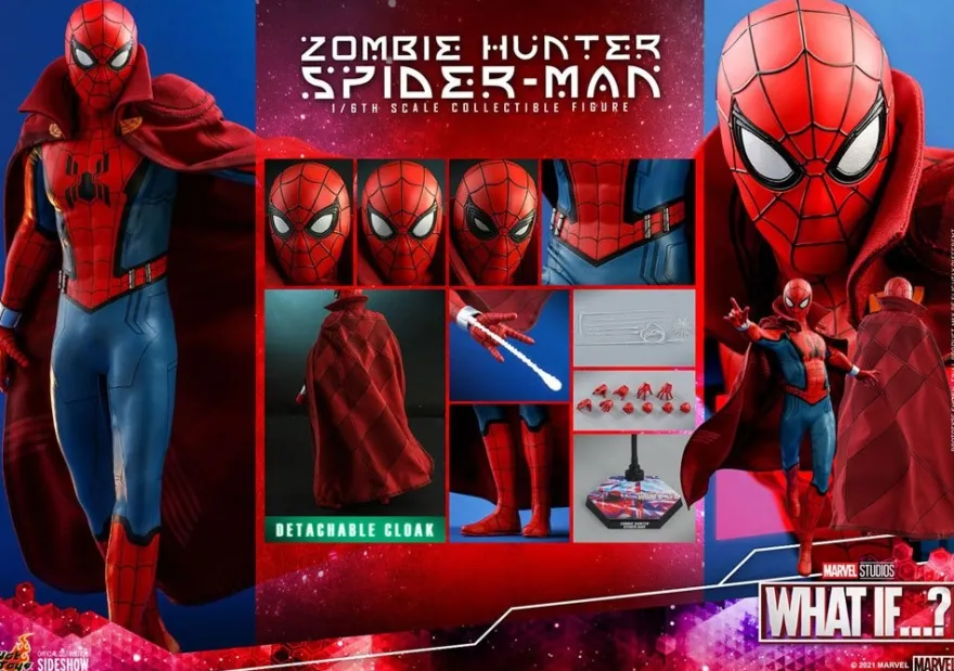 What If...? Animated Series Masterpiece Actionfigur 1/6 Zombie Hunter Spider-Man
