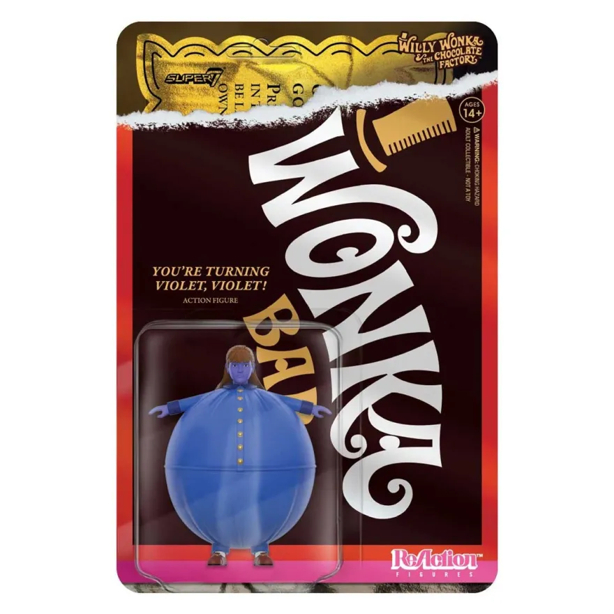 Willy Wonka & the Chocolate Factory ReAction Figures Wave 03 - Violet Beauregarde (Blueberry)