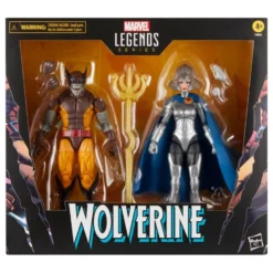 Wolverine 50th Anniversary Marvel Legends Actionfiguren 2er-Pack Wolverine & Lilandra Neramani 15 cm
