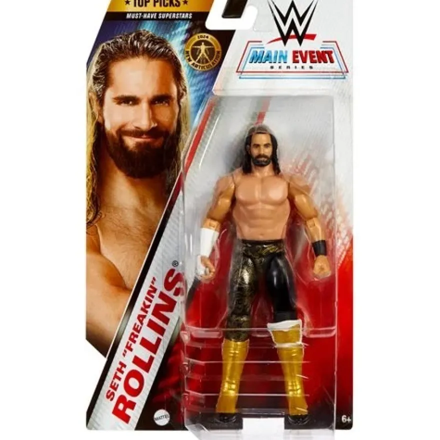 WWE Main Event Series Top Picks 2024 Wave 4 Seth Rollins Actionfigur