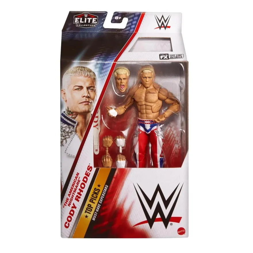 WWE Top Picks 2025 Elite Cody Rhodes Actionfigur