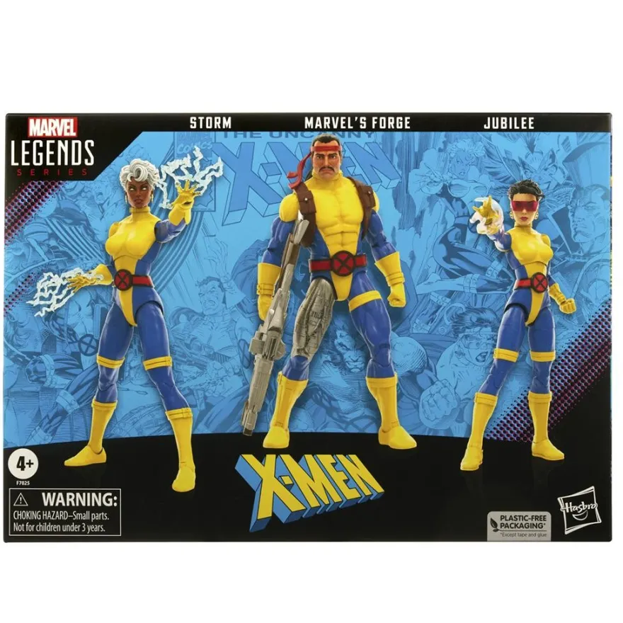 X-Men Marvel Legends Actionfiguren-Set 60th Anniversary Forge, Storm, & Jubilee