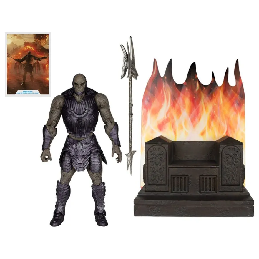 Zack Snyder's Justice League DC Multiverse Mega Actionfigur Darkseid with Throne (Gold Label) 24 cm